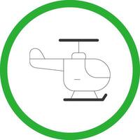 Hubschrauber kreativ Symbol Design vektor