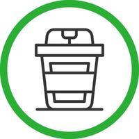 Kaffee kreatives Icon-Design vektor