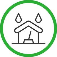 Wasser Beschädigung Reinigung kreativ Symbol Design vektor