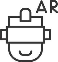 ar Helm kreativ Symbol Design vektor