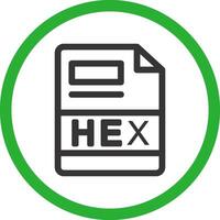 hex kreativ ikon design vektor