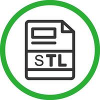 stl kreativ Symbol Design vektor