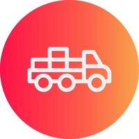 Mover Truck kreatives Icon-Design vektor