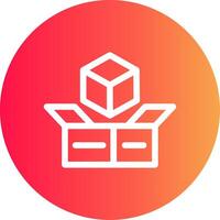 Box kreatives Icon-Design vektor