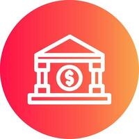 Bank kreatives Icon-Design vektor