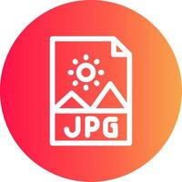 jpg-Datei kreatives Icon-Design vektor