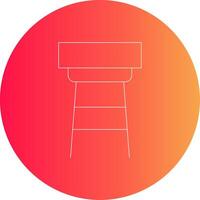 Hocker kreatives Icon-Design vektor