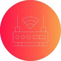 Wifi kreatives Icon-Design vektor