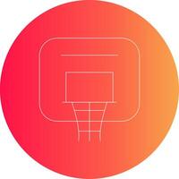 Basketball kreatives Icon-Design vektor