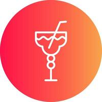 kreatives Icon-Design für Cocktails vektor