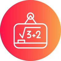 Whiteboard kreatives Icon-Design vektor