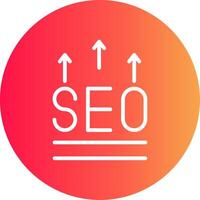 SEO kreatives Icon-Design vektor