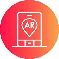 ar Navigation kreativ Symbol Design vektor