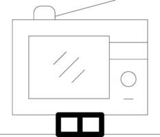 Digital Fernsehen kreativ Symbol Design vektor