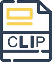 Clip kreativ Symbol Design vektor