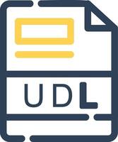 udl kreativ Symbol Design vektor