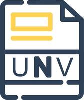 unv kreativ Symbol Design vektor