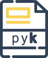 pyk kreativ Symbol Design vektor