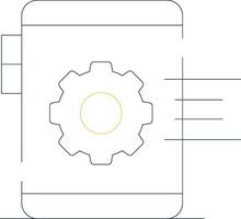 Handy, Mobiltelefon Technologie kreativ Symbol Design vektor