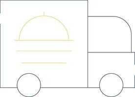 Essen LKW kreativ Symbol Design vektor