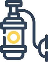 Sauerstofftank kreatives Icon-Design vektor