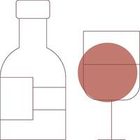 Wein kreatives Icon-Design vektor