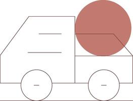 Müll LKW kreativ Symbol Design vektor