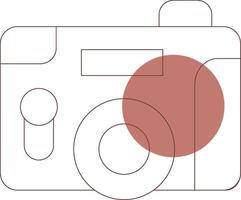 kreatives Icon-Design für Einwegkameras vektor