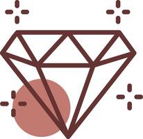 Diamant kreatives Icon-Design vektor