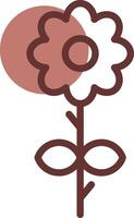 kreatives Icon-Design mit Blumen vektor