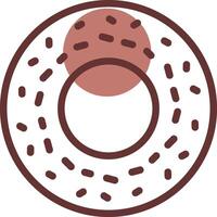 Bagel kreativ Symbol Design vektor