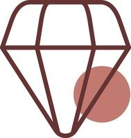 Diamant kreatives Icon-Design vektor