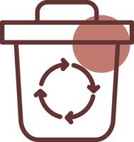 Trash-kreatives Icon-Design vektor