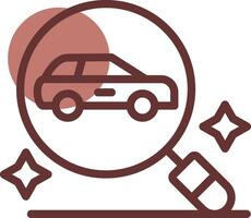 Auto Finder kreativ Symbol Design vektor