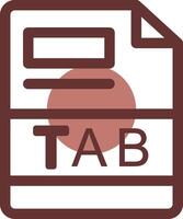 Tab kreativ Symbol Design vektor