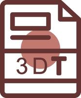 3dt kreativ Symbol Design vektor