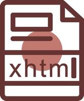 xhtml kreativ Symbol Design vektor