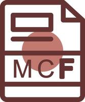 mcf kreativ Symbol Design vektor