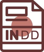 indd kreativ Symbol Design vektor