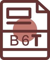 b6t kreativ Symbol Design vektor