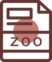 Zoo kreativ Symbol Design vektor