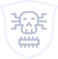 Kreatives Icon-Design für Malware vektor