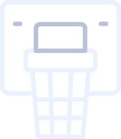 Basketballkorb kreatives Icon-Design vektor