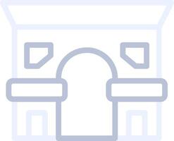 Arc de Triomphe kreatives Icon-Design vektor