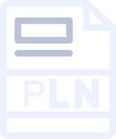 pln kreativ Symbol Design vektor