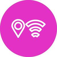 Wifi kreatives Icon-Design vektor