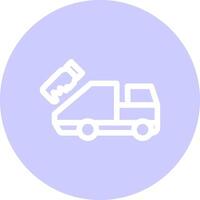 Müll LKW kreativ Symbol Design vektor