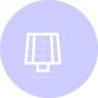 Solarpanel kreatives Icon-Design vektor