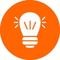 LED-Lampe kreatives Icon-Design vektor