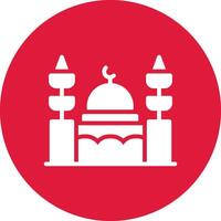 Moschee kreatives Icon-Design vektor